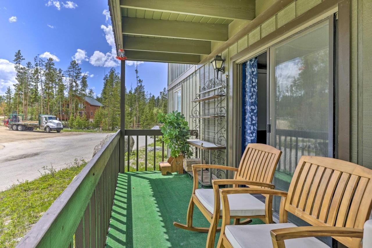 Grand Lake Condo With Mountain Views Walk To Lake! Екстер'єр фото